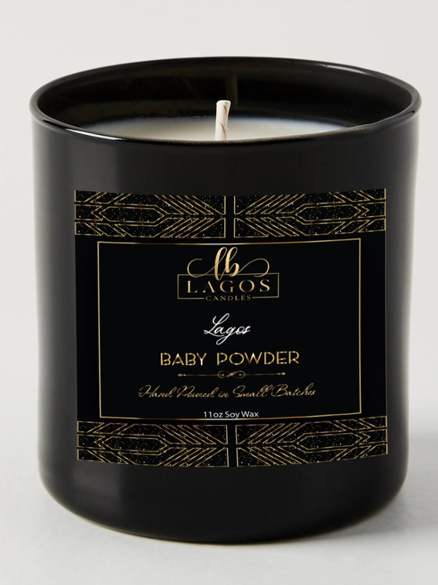 L A G O S | Baby Powder Scented Soy Candle